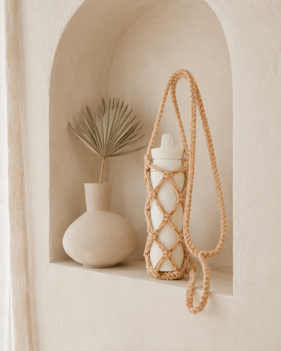 Macrame Water Bottle Holder