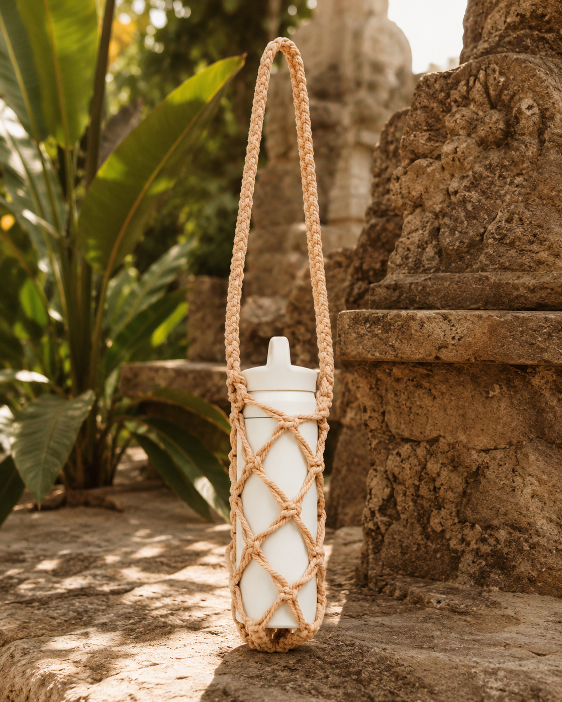 Macrame Water Bottle Holder