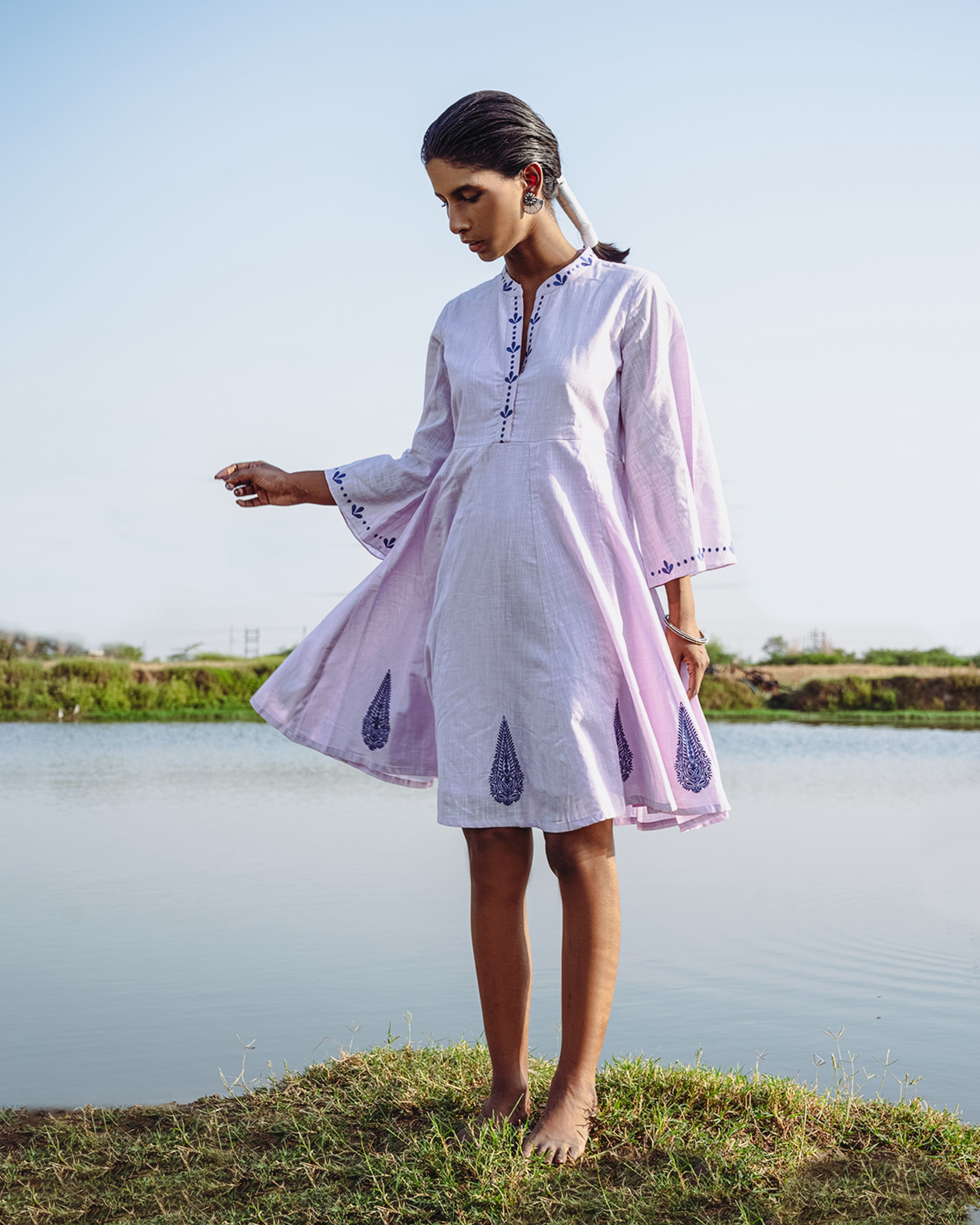 Manjari Tunic Embroidered Dress