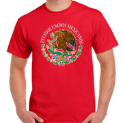 T-Shirts with Mexican Shield Printed with High Quality