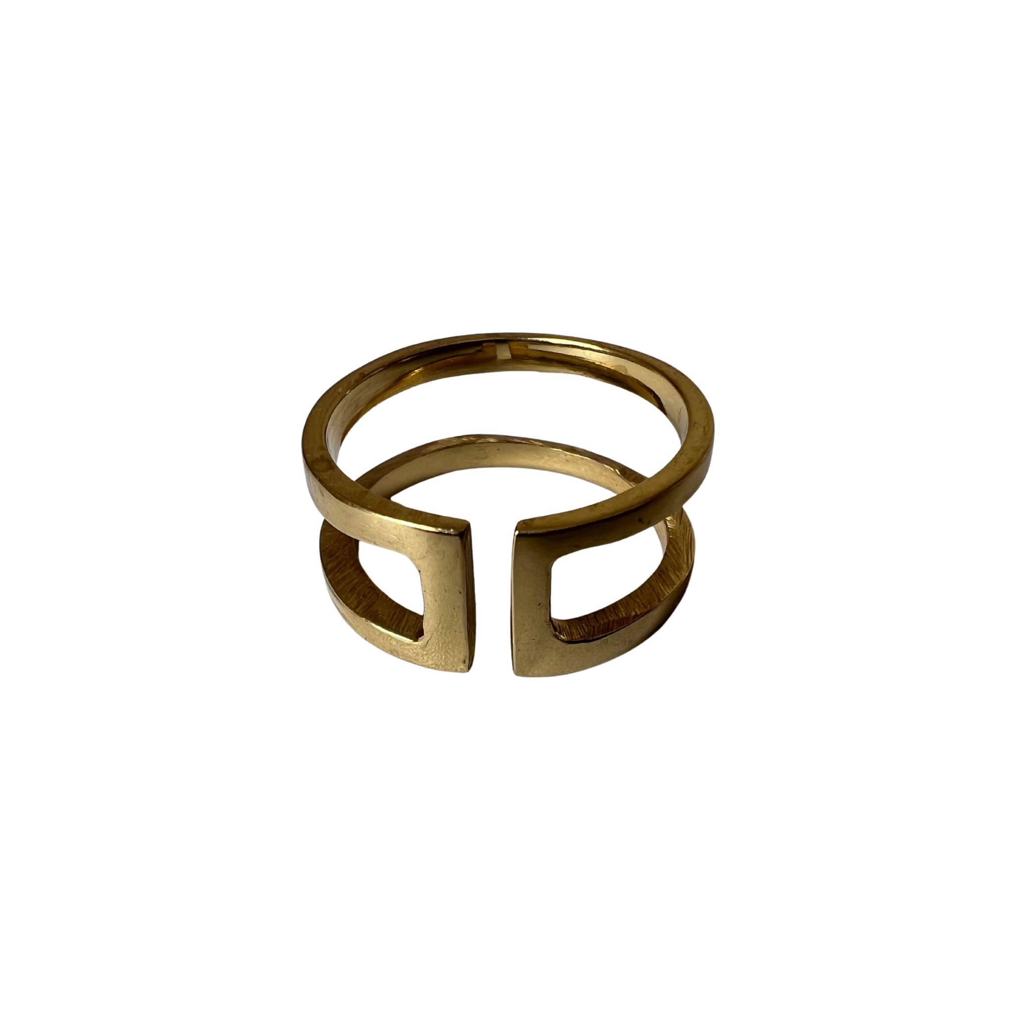 Mia Adjustable Open Band Ring for Women Men