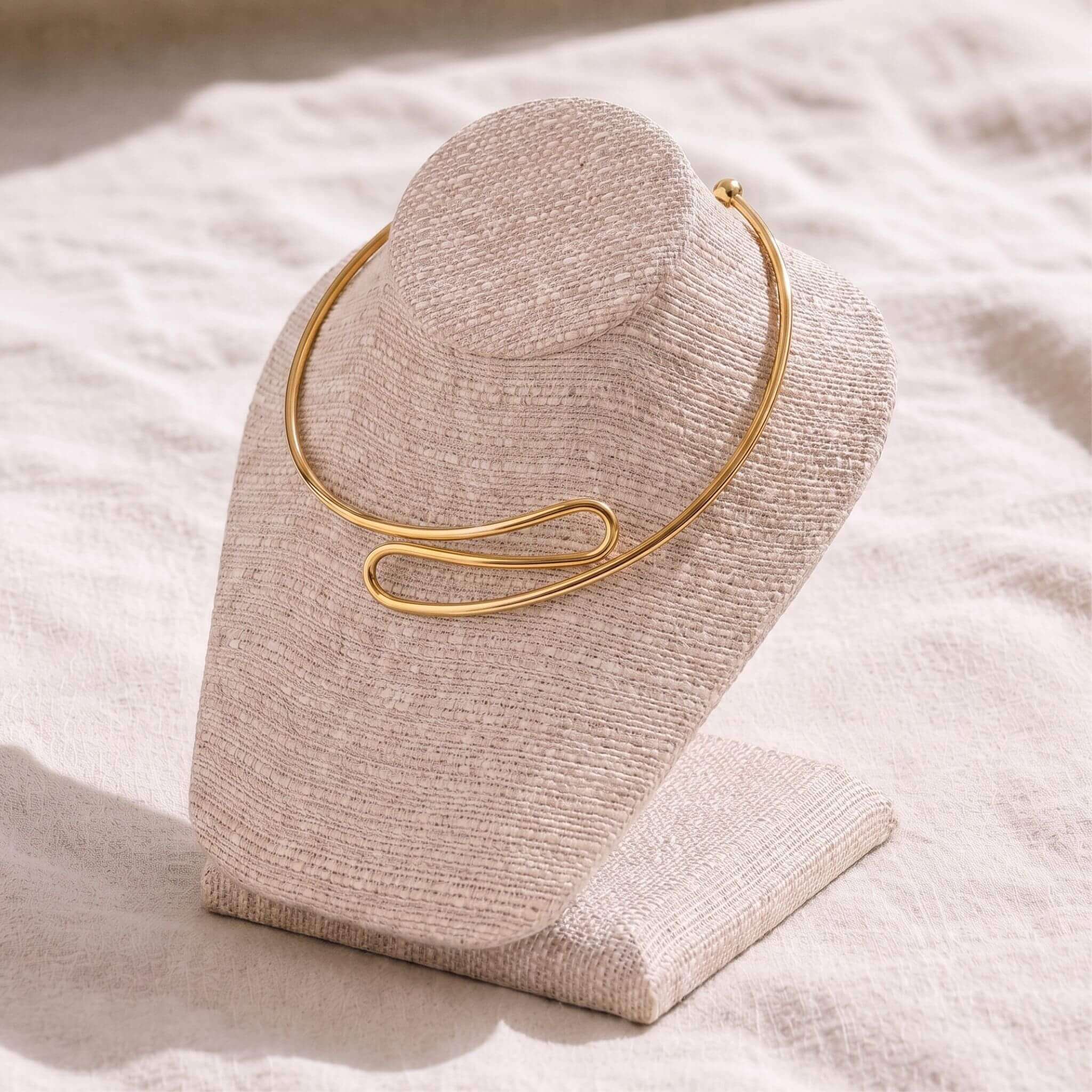 Milele Spiral Cuff Choker Necklace for Women