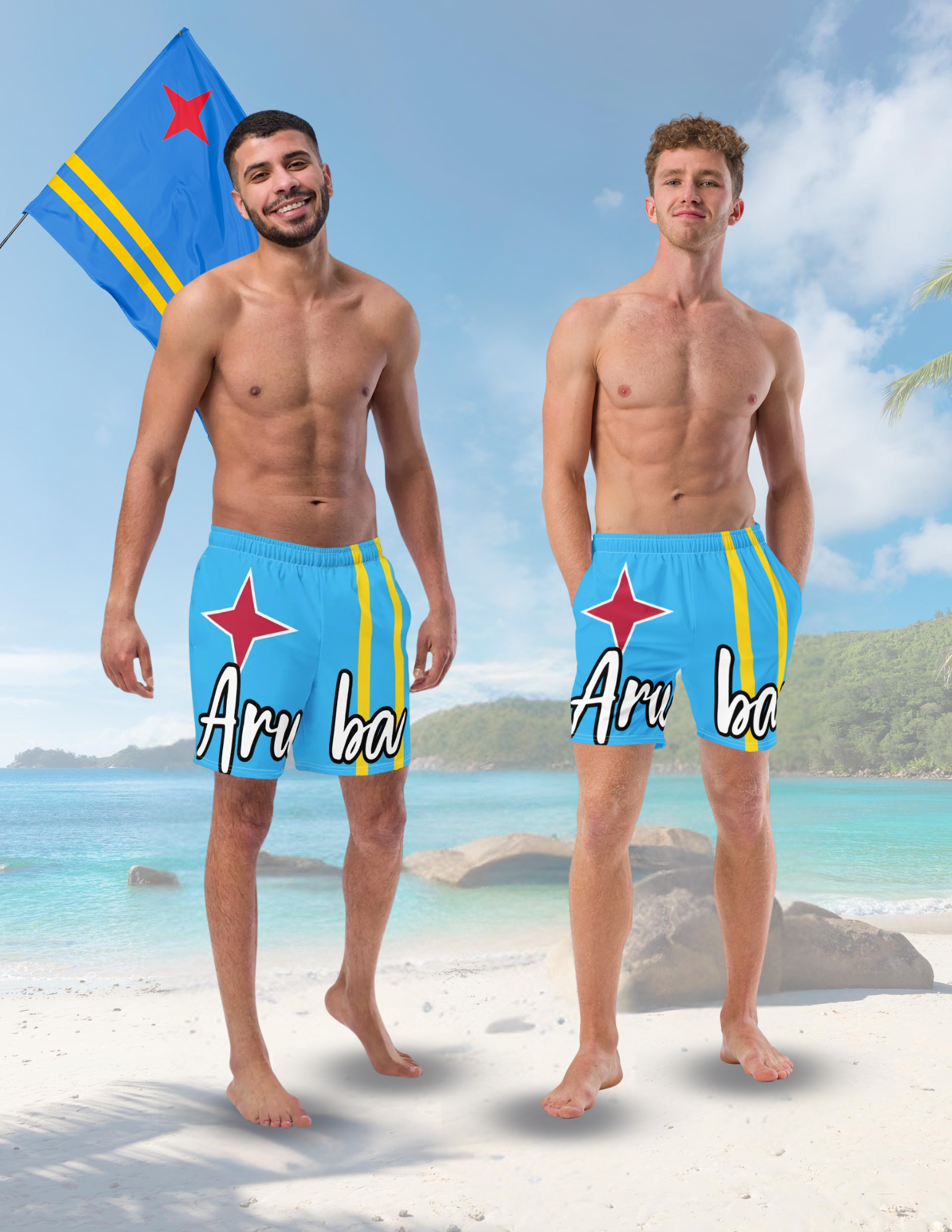 Aruba Recycled Swim Trunks