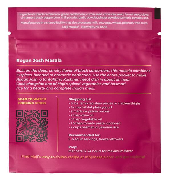 moji masala® Indian Curry Spice Set – Rogan Josh, Chicken Curry & Potato Curry | 3 Authentic Dishes, Pre-Measured