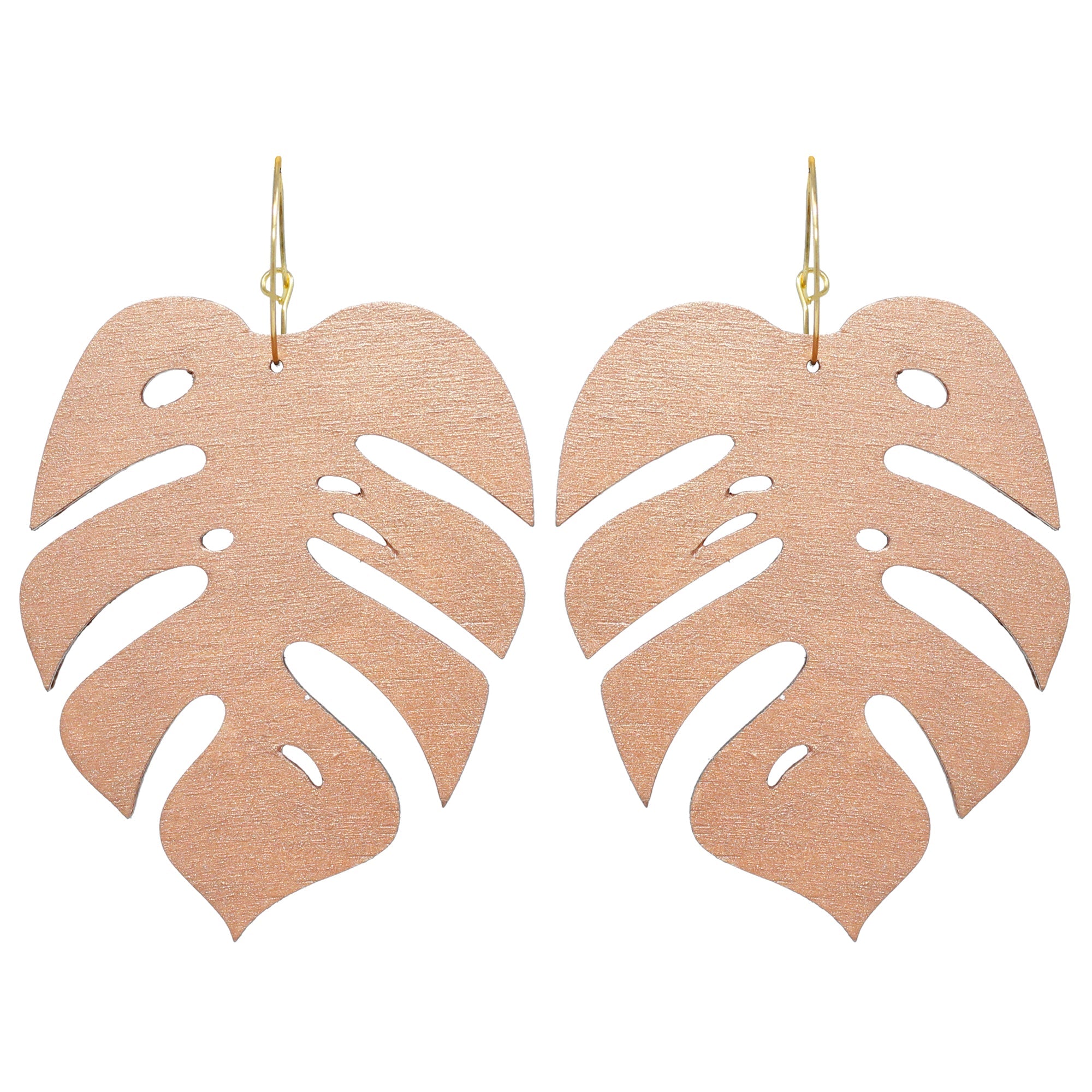 Monstera Statement Hoops Giant- 5 Colors Available