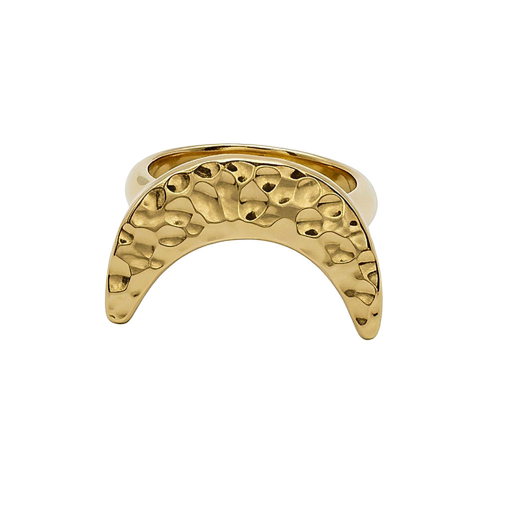 Mwenzi Crescent Moon Ring