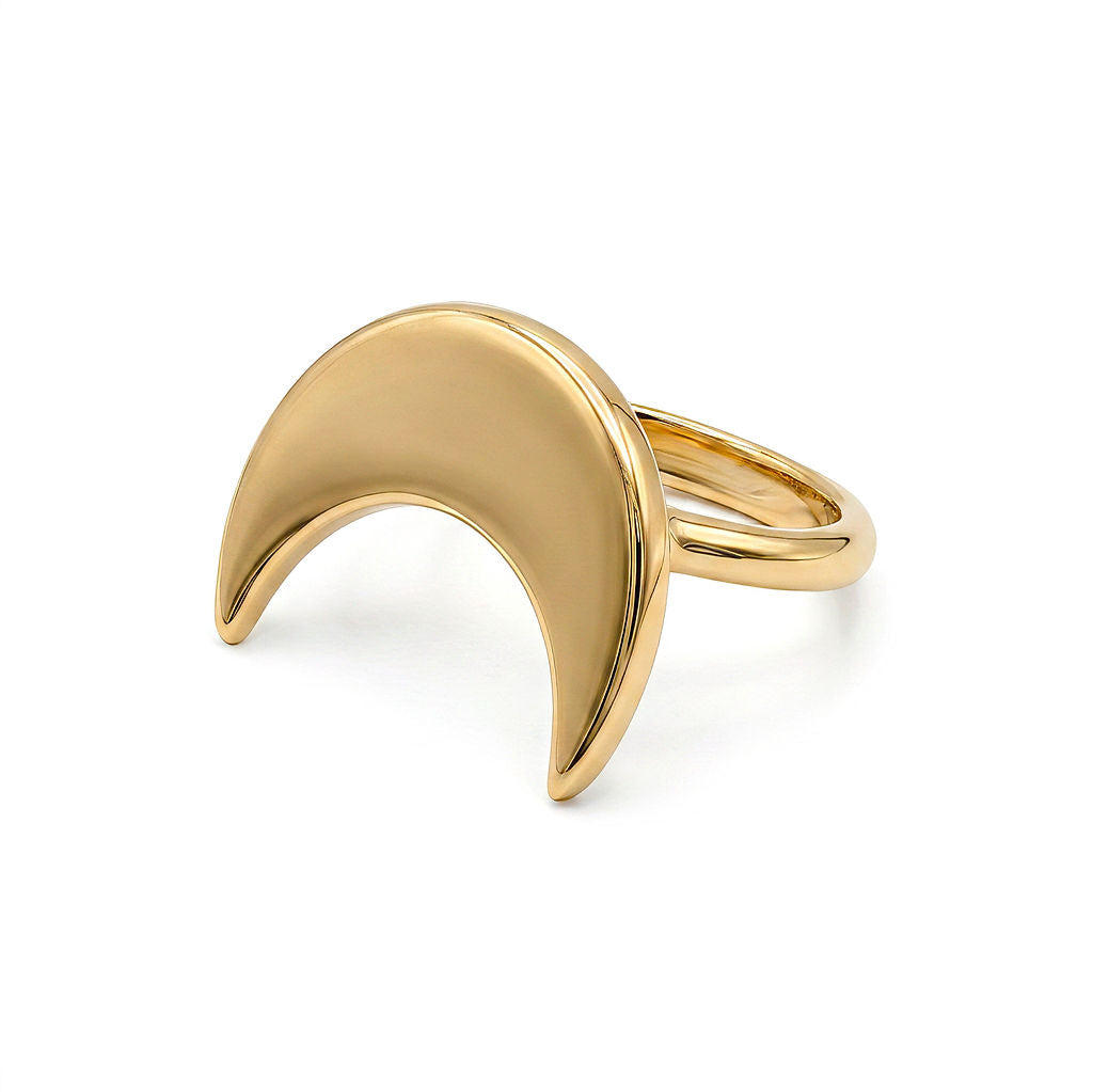 Mwenzi Crescent Moon Ring
