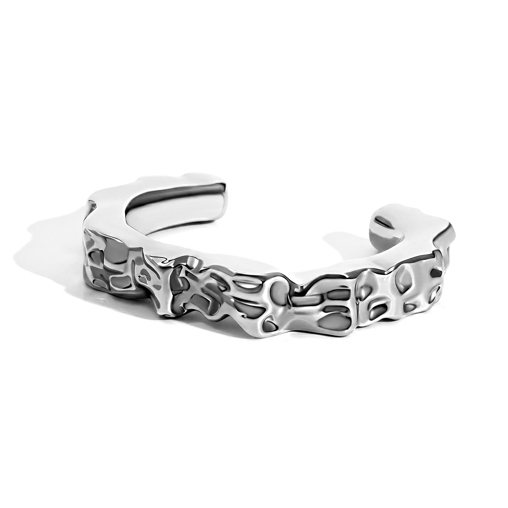 Nathalia Sculpted Hammered Bracelet Cuff