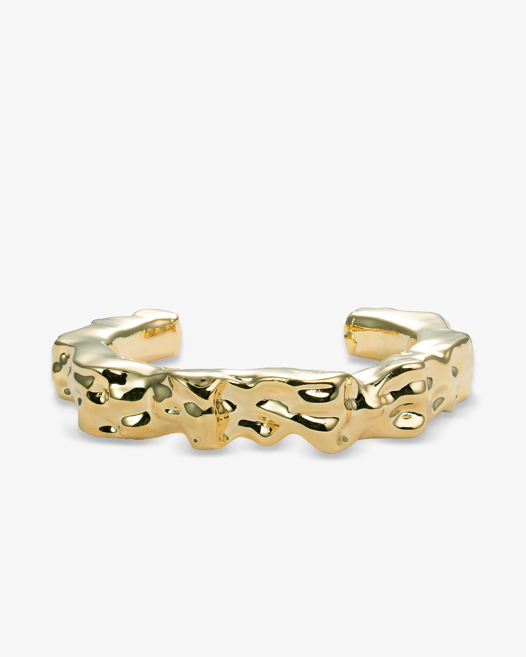 Nathalia Sculpted Hammered Bracelet Cuff