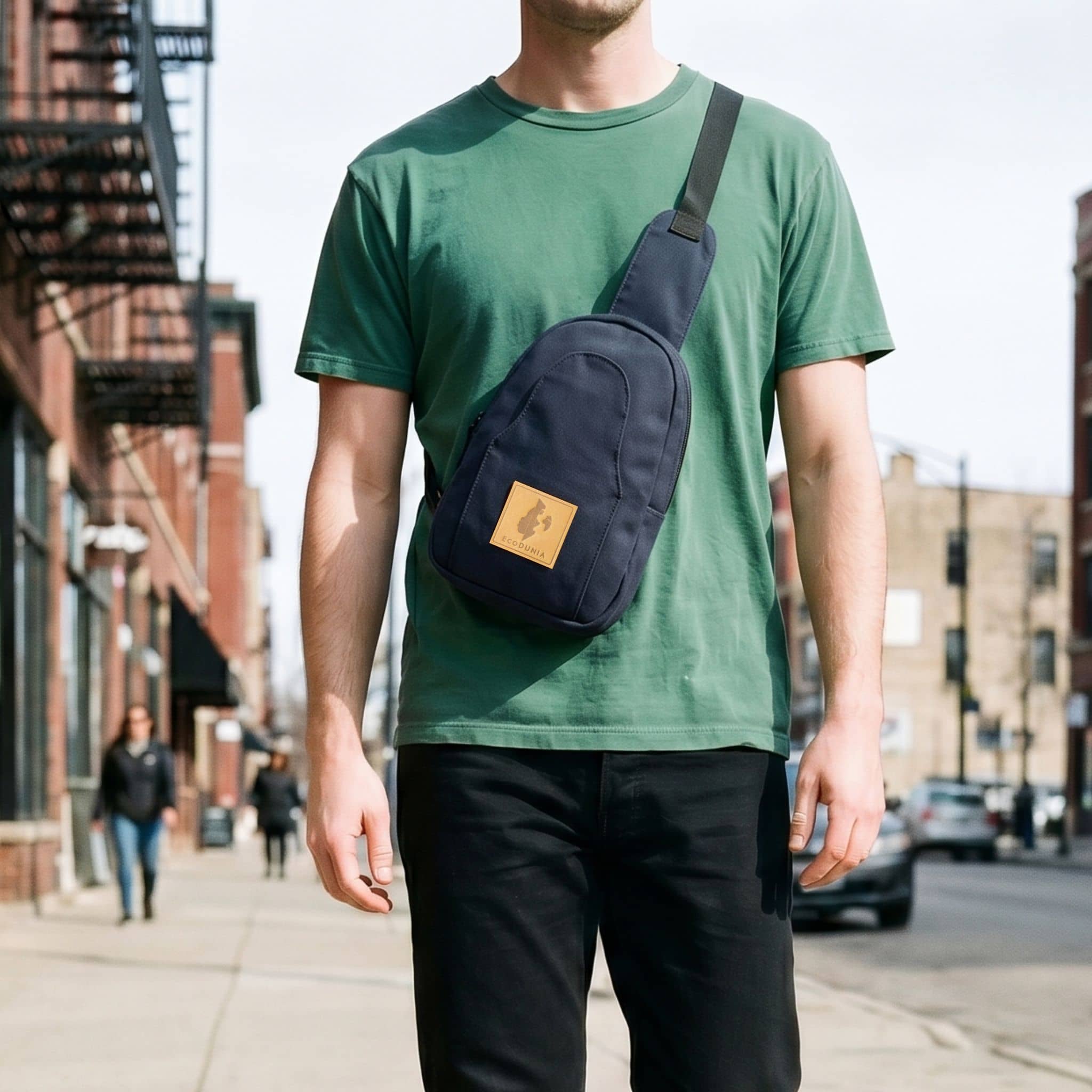 Small Canvas Sling Bag for Women & Men - Buru