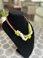 Pakalana and Pikake Entwined with Iliahi - Choker