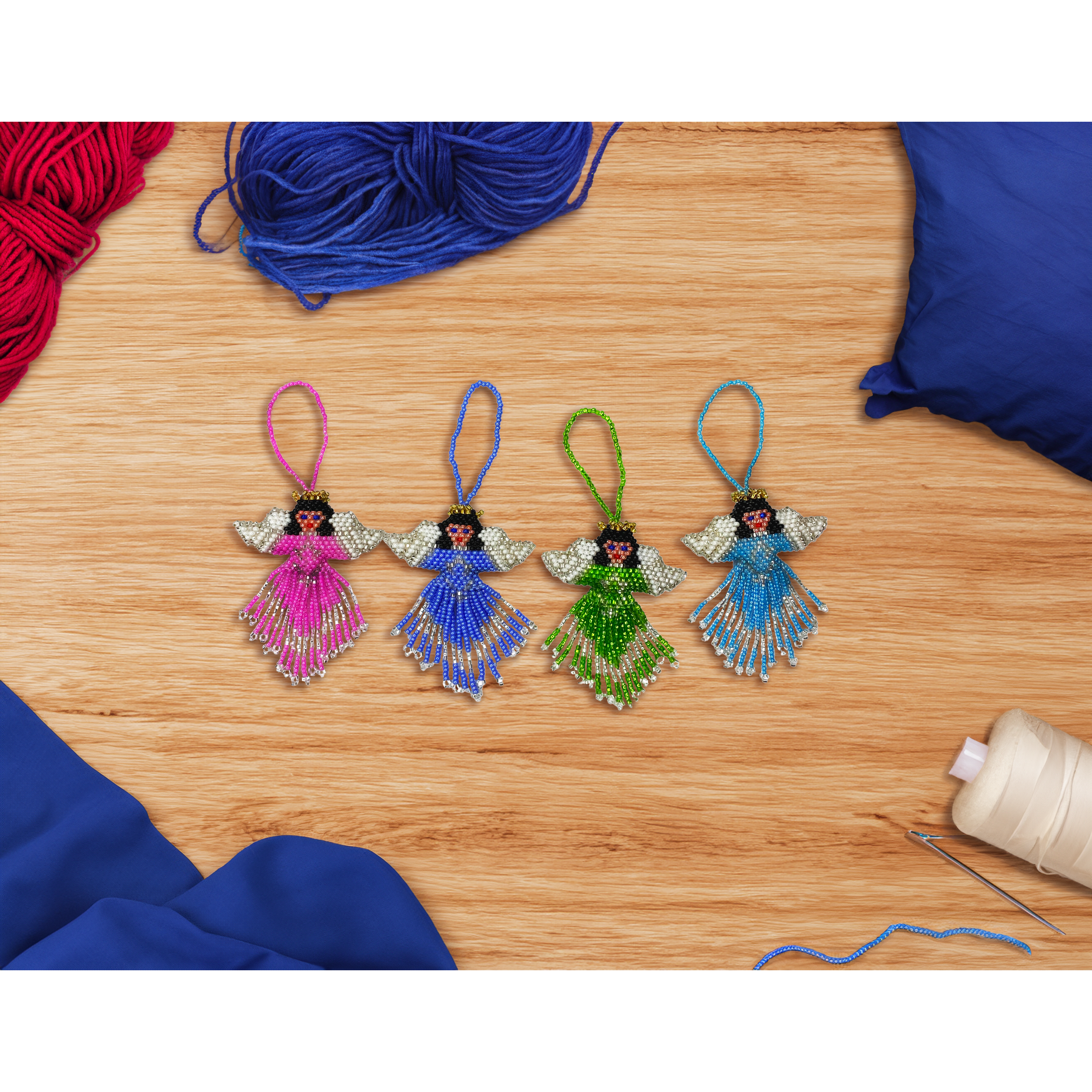 Angel Seed Bead Ornament - Guatemala