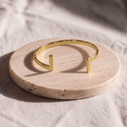 Hawa Double Bar Cuff Bracelet
