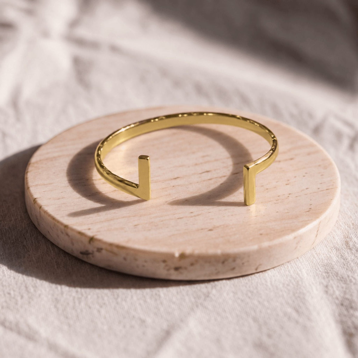 Hawa Double Bar Cuff Bracelet