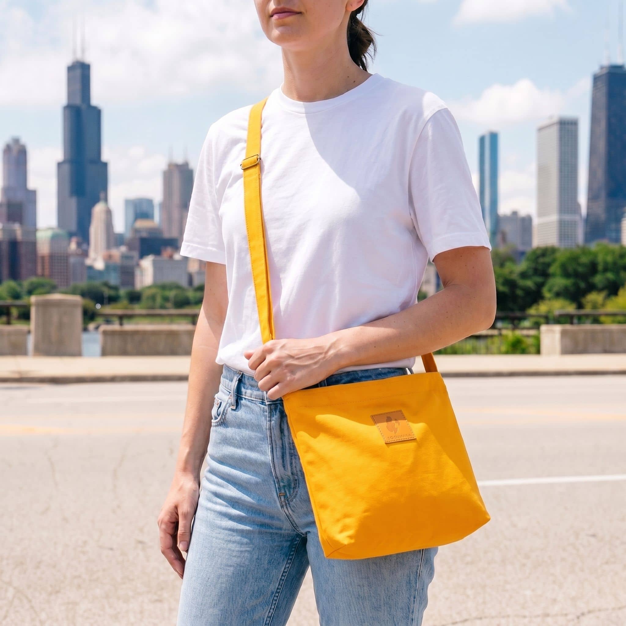 The Mini Amani Canvas Crossbody Bag Unisex
