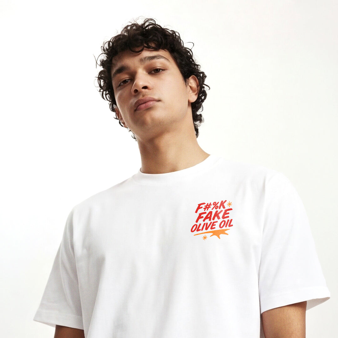 Cool T-Shirt F#%K FAKE OLIVE OIL