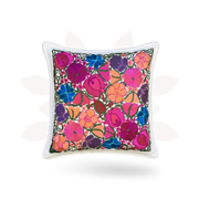 Flower Fields Embroidered Pillow Cover - Guatemala