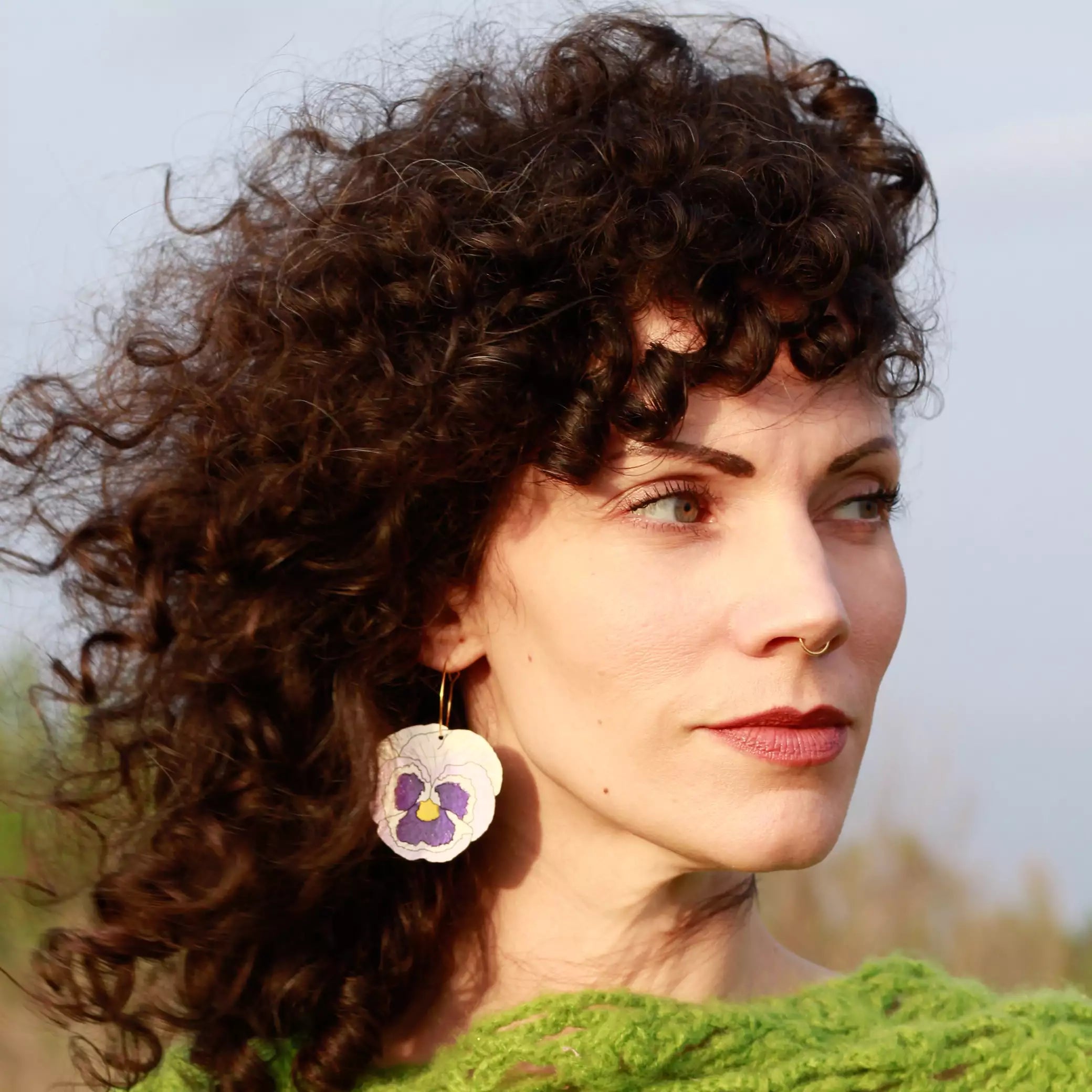 Pansy Hoops