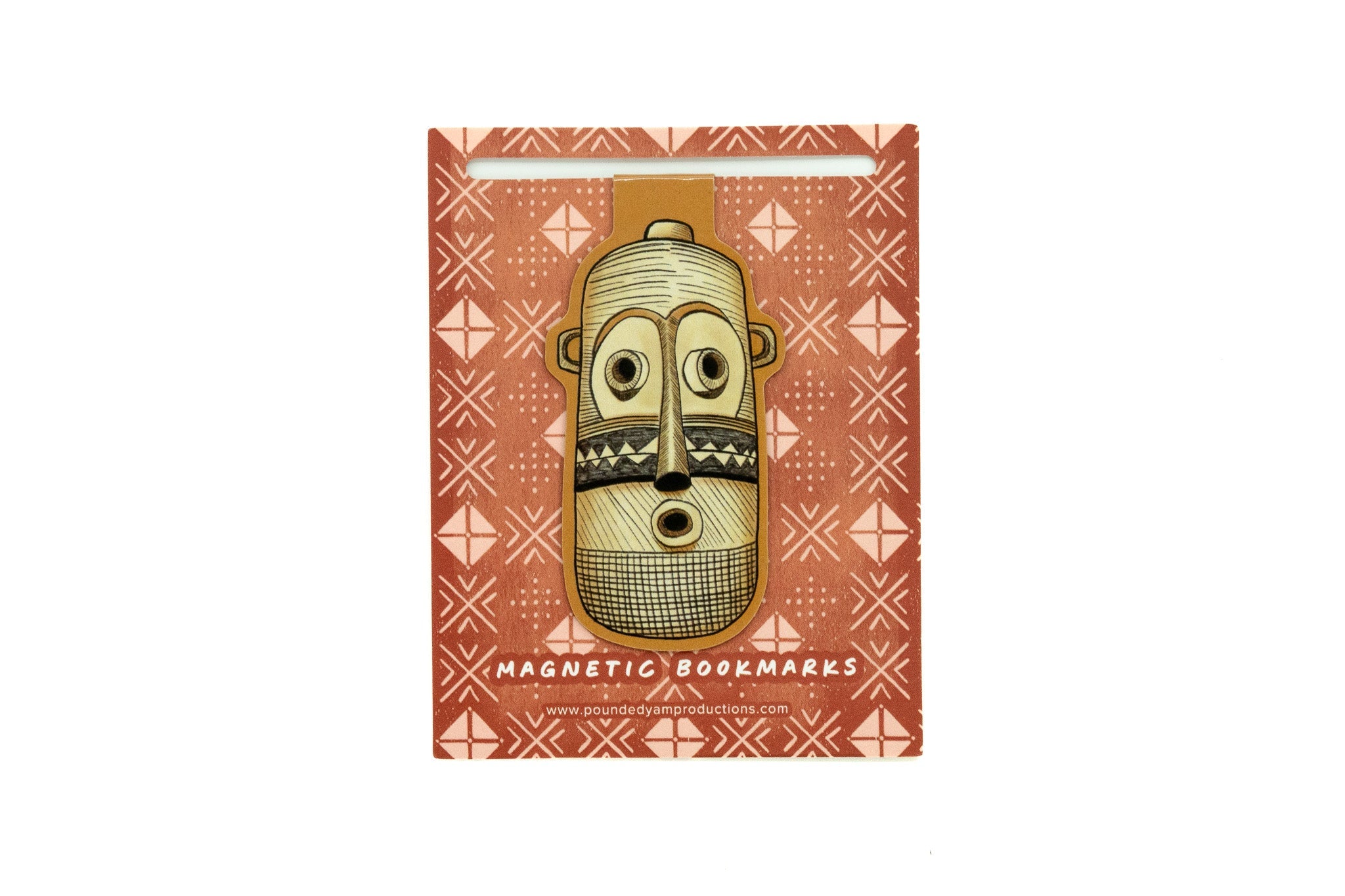 Magnetic Bookmark - African Masks (Pende)