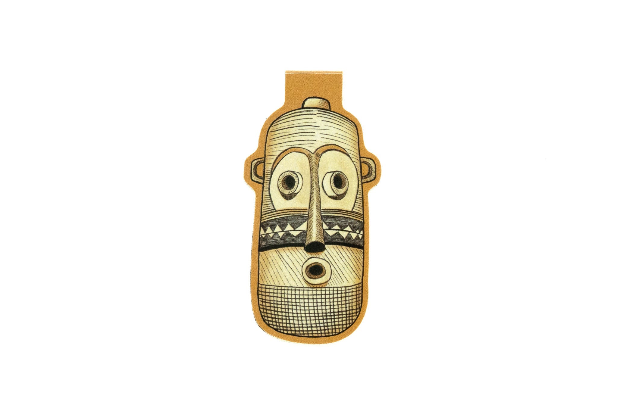 Magnetic Bookmark - African Masks (Pende)