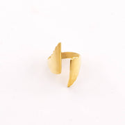 Peo Elongated Adjustable Wrapped Ring