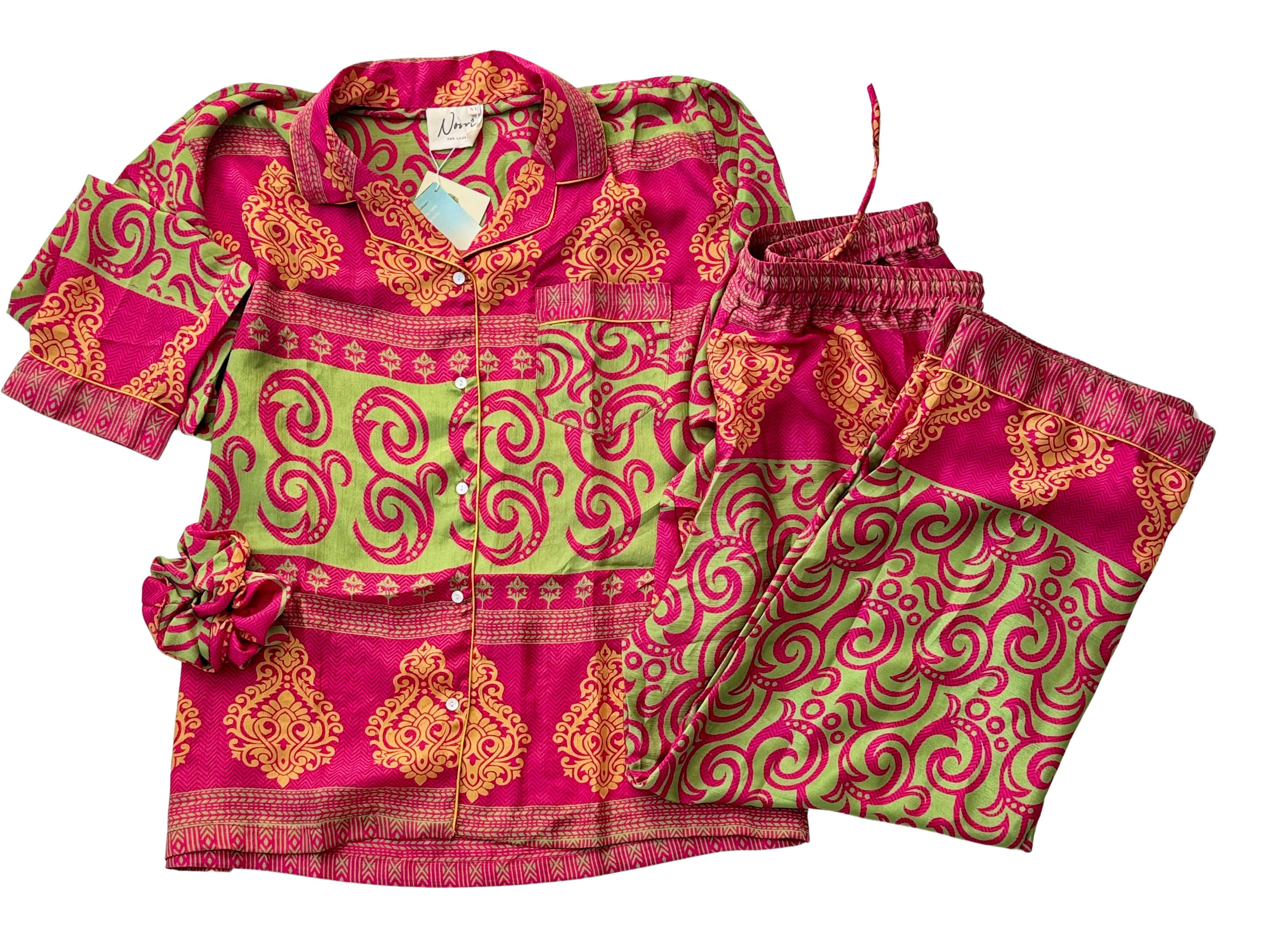 Upcycled Sari Loungewear Sets-XL