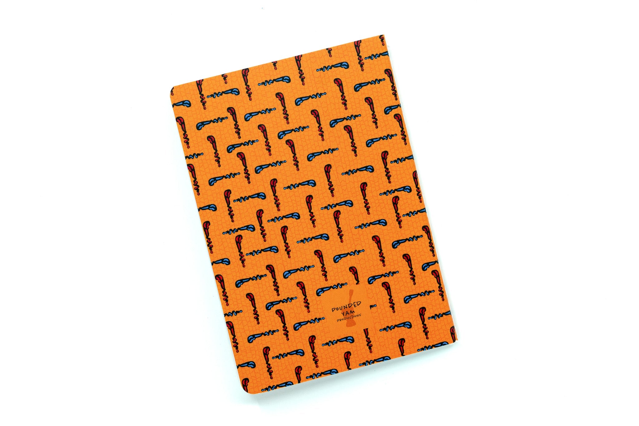 African Print Pocket Notebook - Walking Sticks (Ankara)