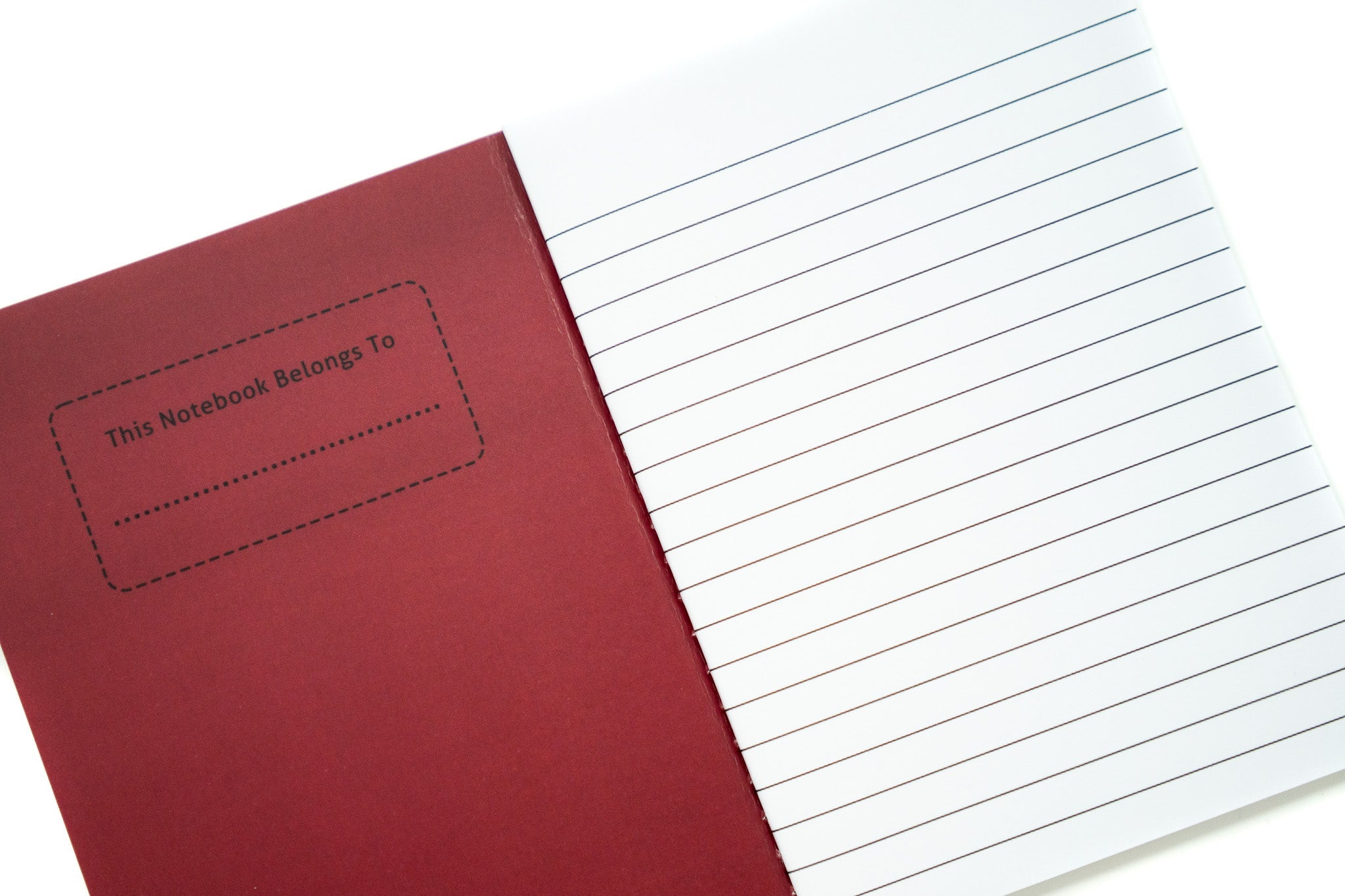 African Print Pocket Notebook - Red and Yellow (Ankara)