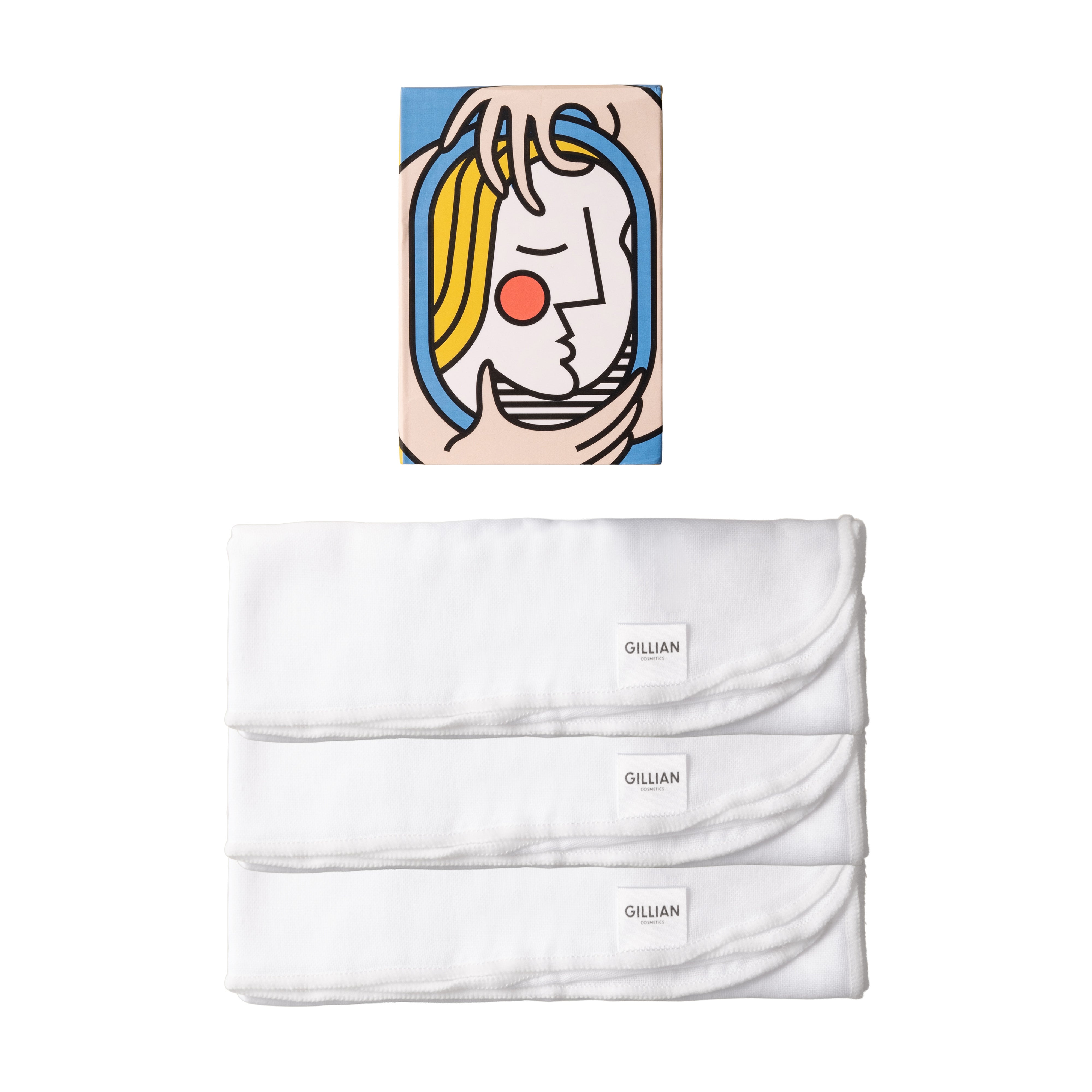 Gillian Cosmetics Muslin Cleansing Cloth 3 Pack