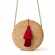 Water Hyacinth Shoulder Handwoven Bag – Thailand