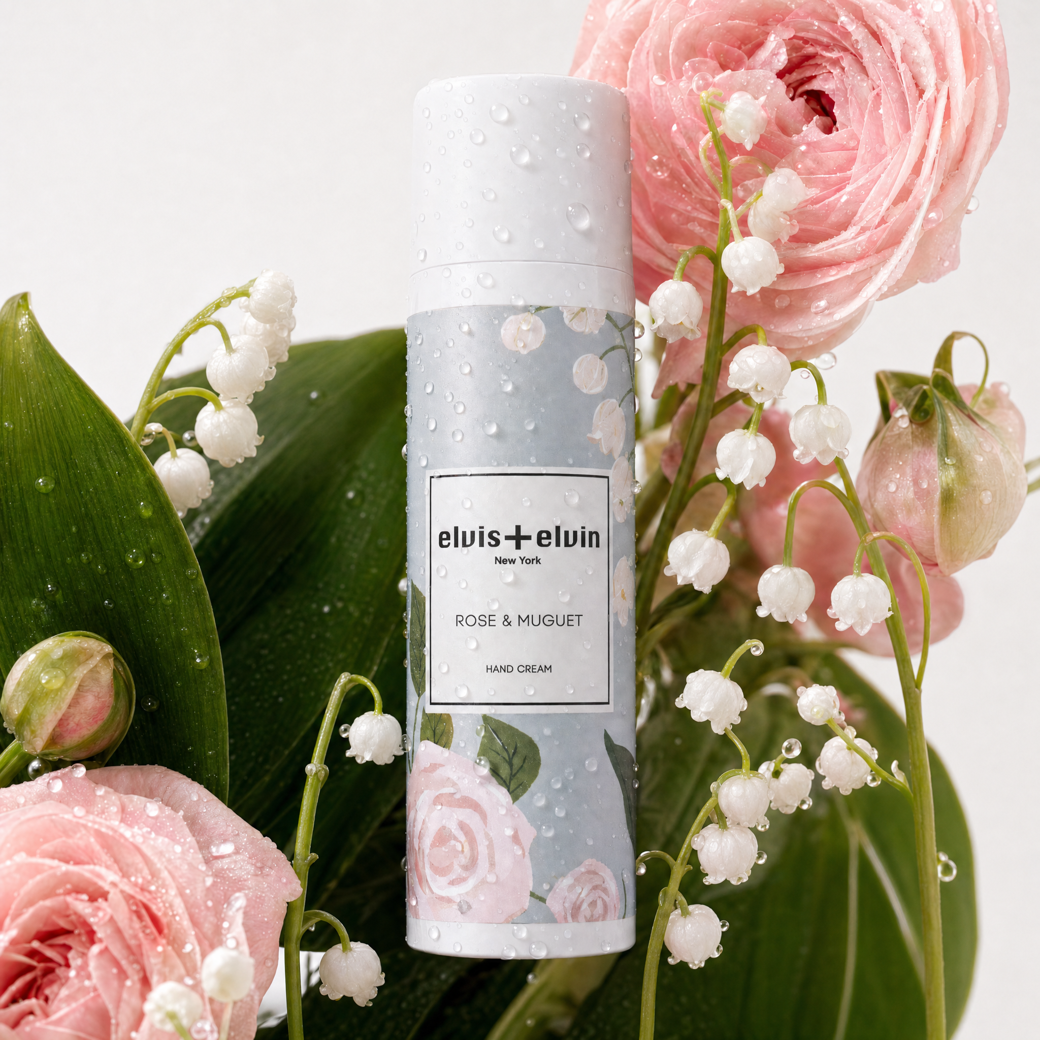 Rose & Muguet Fragrance Hand Cream by elvis+elvin