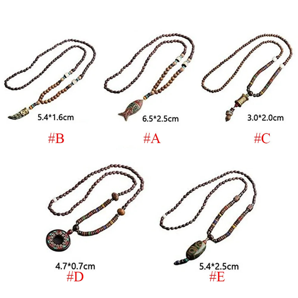 Ethnic Nepal Necklace Jewelry