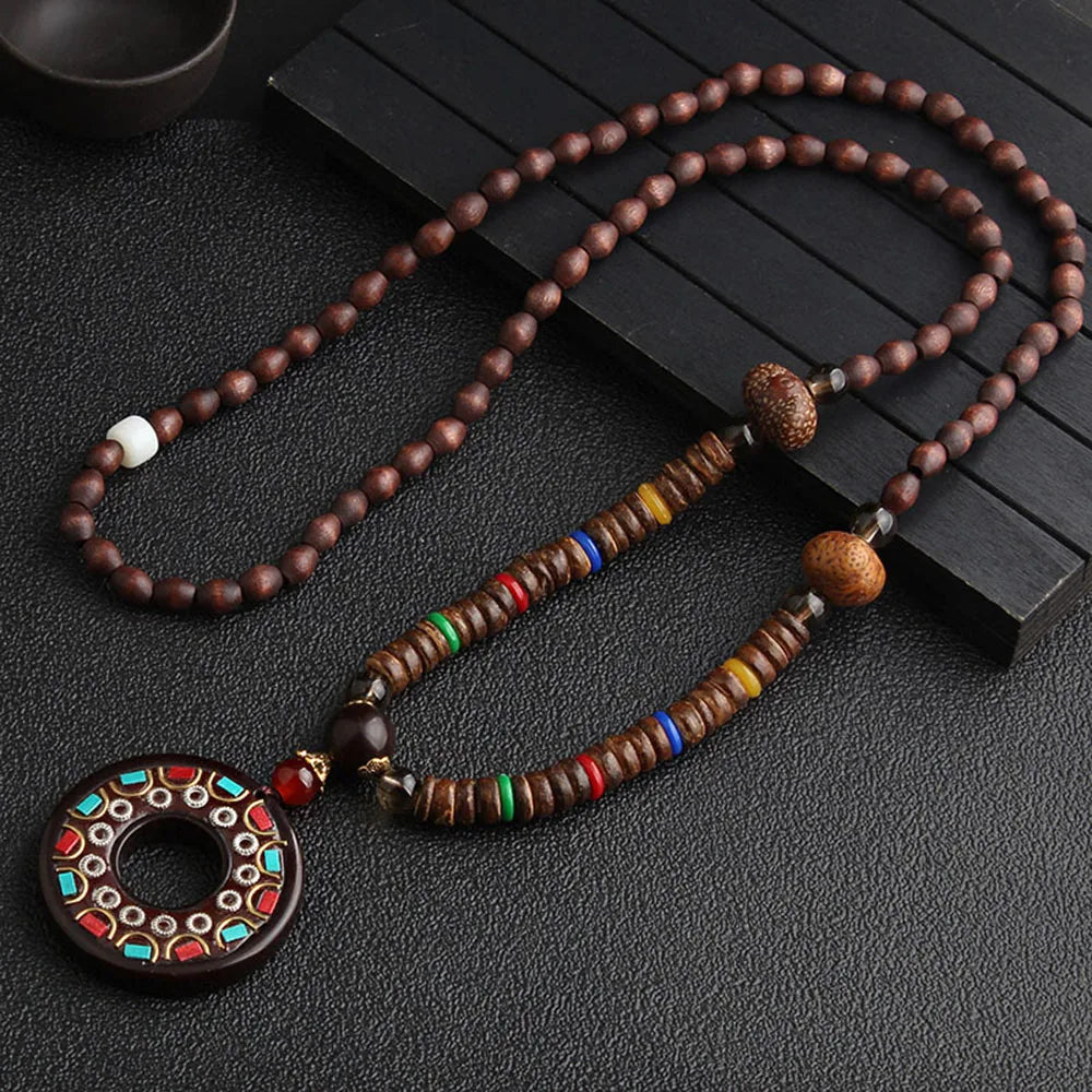 Ethnic Nepal Necklace Jewelry