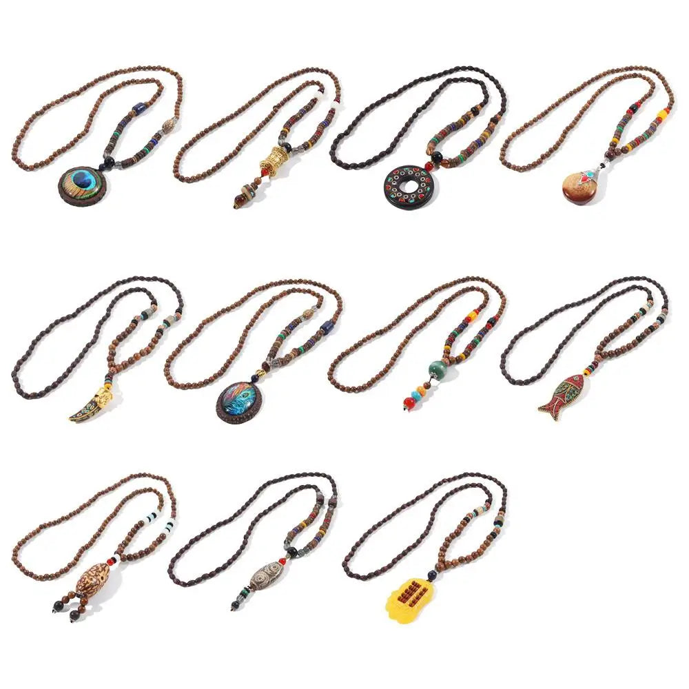 Ethnic Nepal Necklace Jewelry