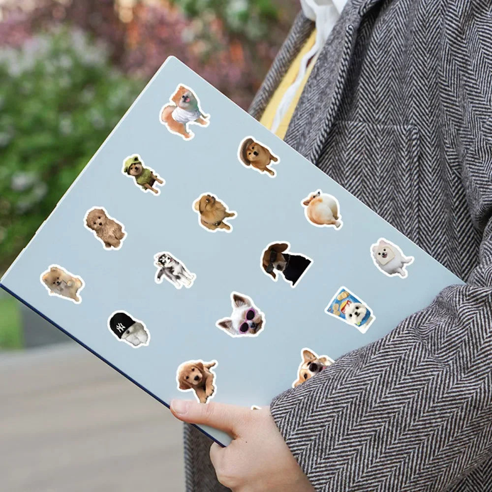 10/50/100pcs Funny Dog Sticker Sets