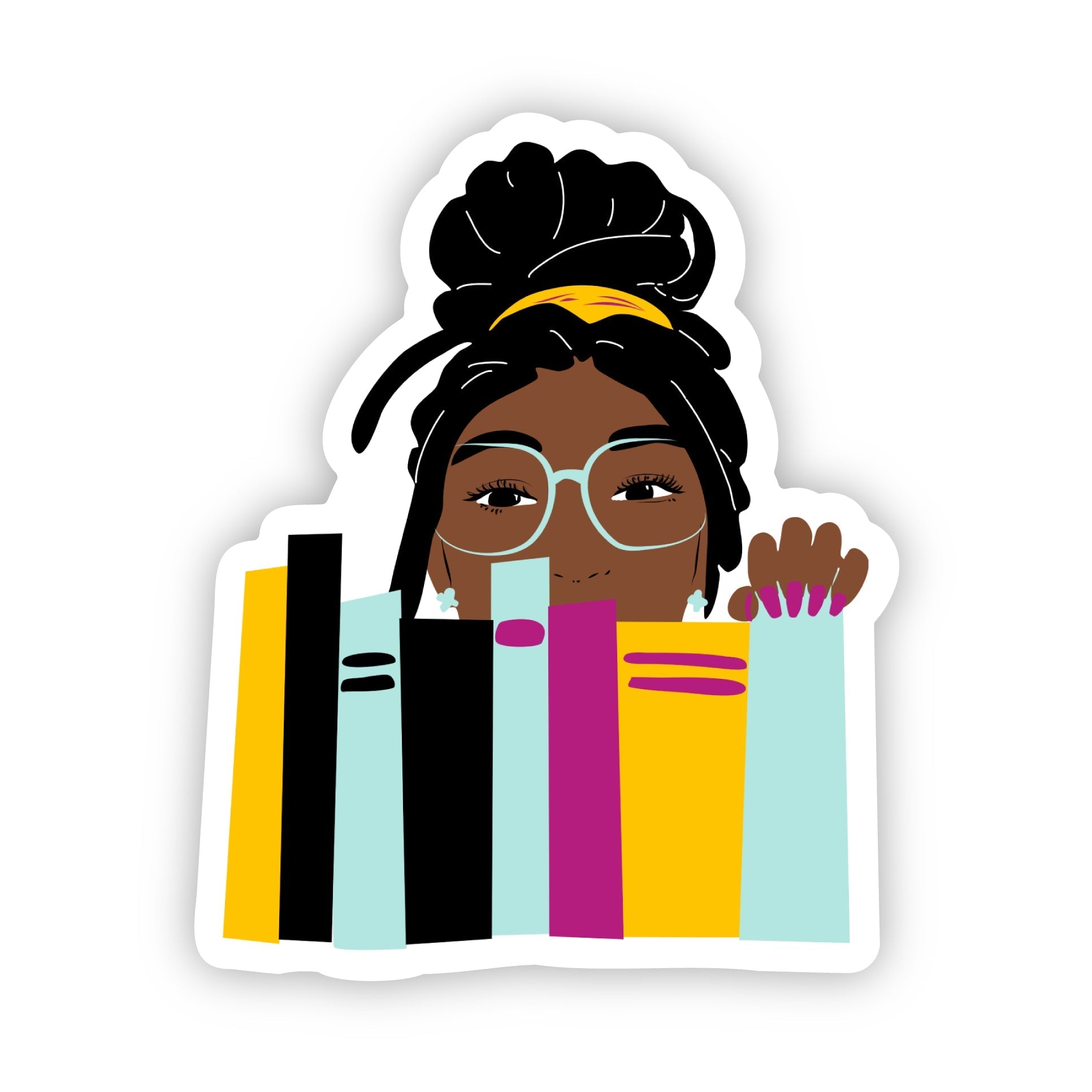 My Bookshelf Sticker