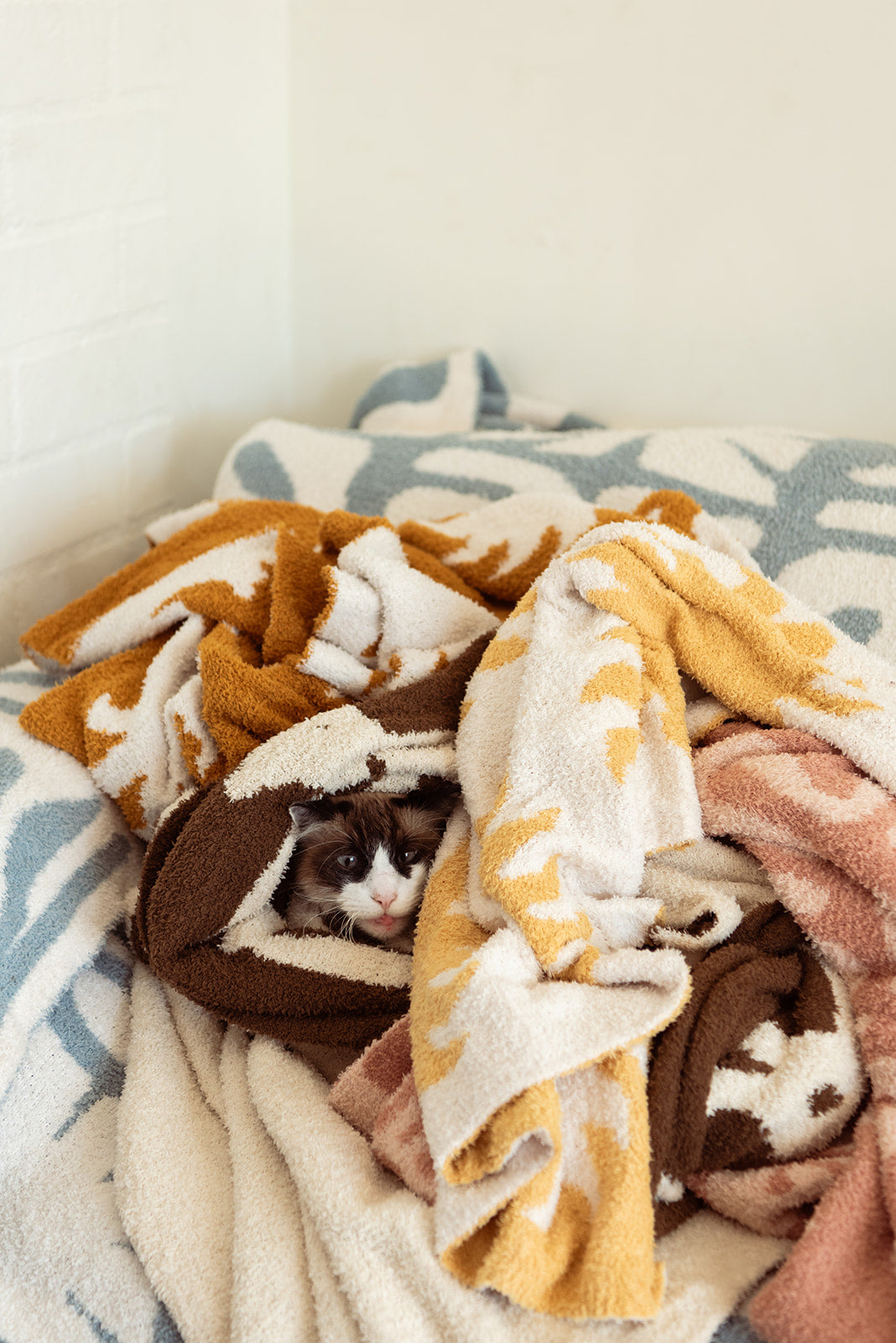 Laguna Plush Throw - Marine