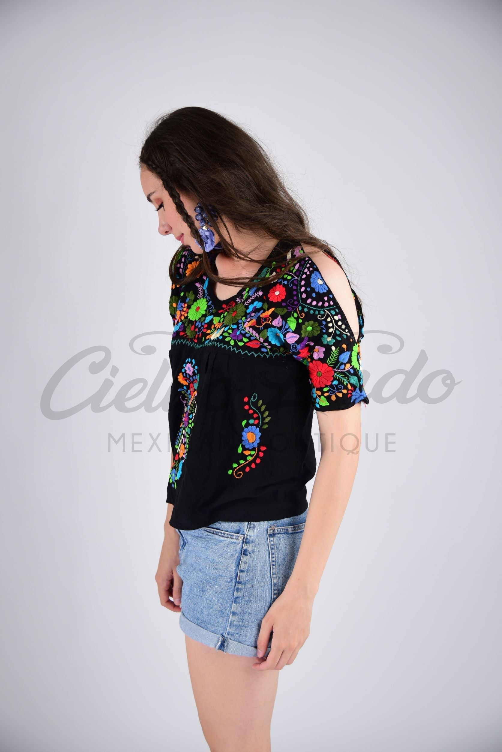 Cancun Cold Shoulder Blouse Texas A&M Aggies