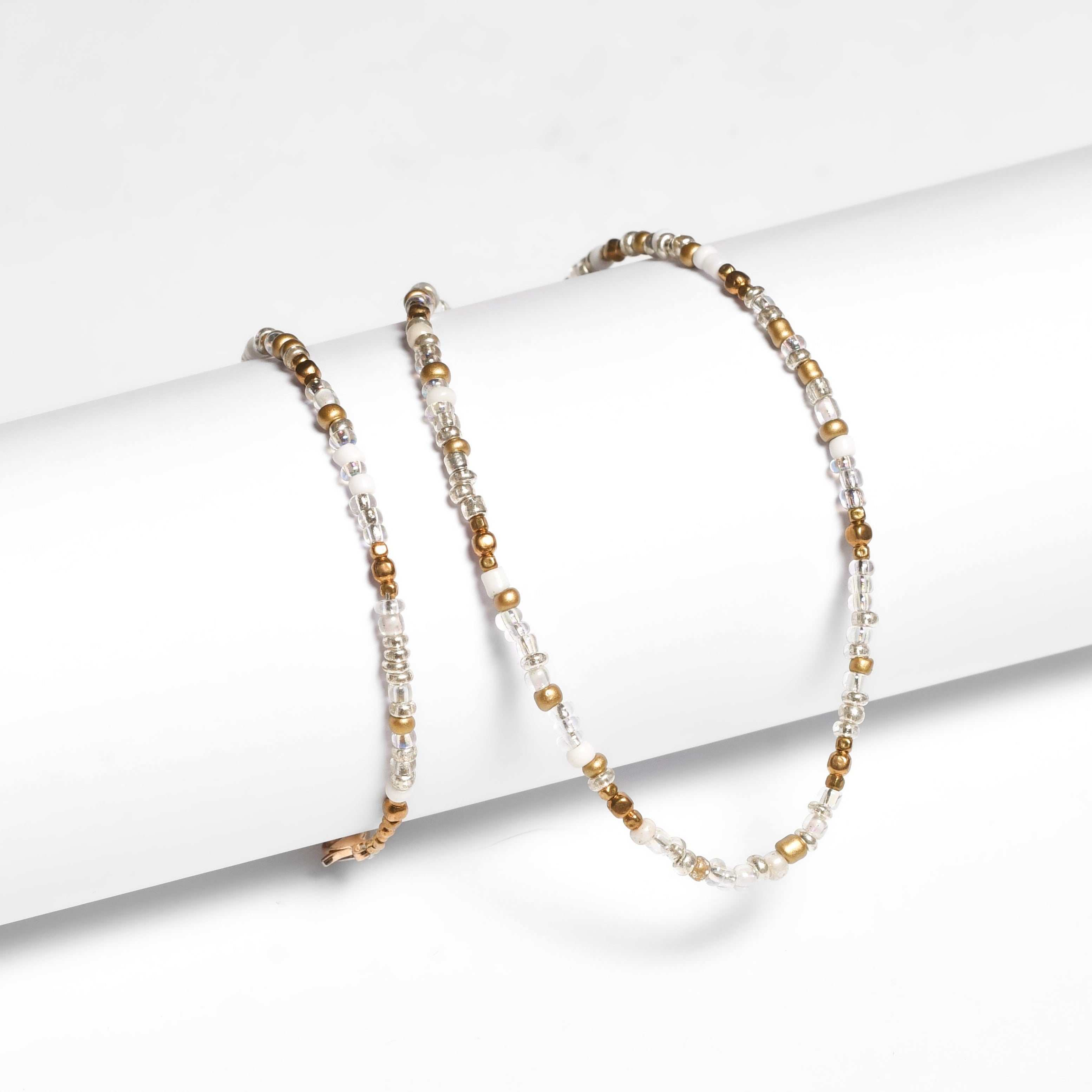 Veranda Beaded Choker and Bracelet Set - Thailand