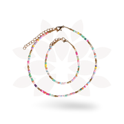 Veranda Beaded Choker and Bracelet Set - Thailand