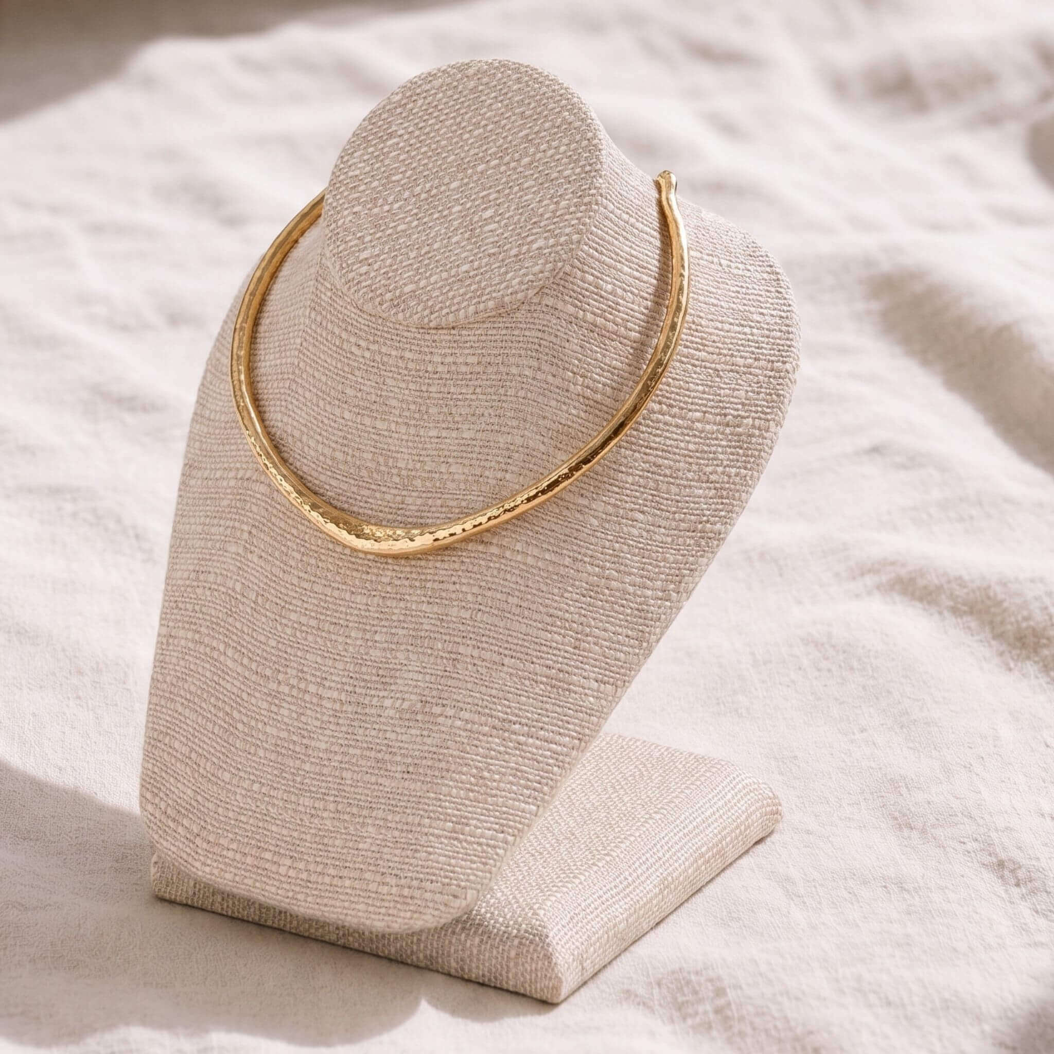Sana Hammered Adjustable Cuff Choker