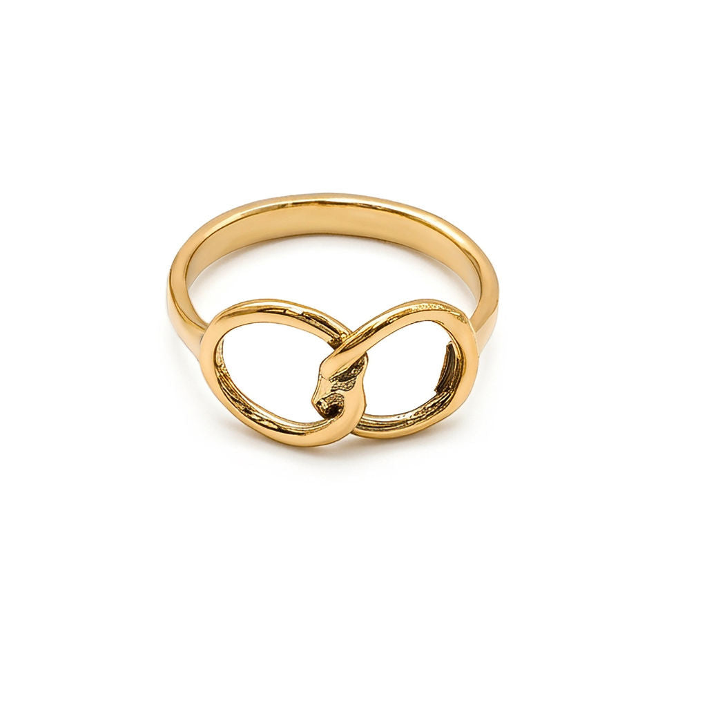 Saya Infinite Ring, Handmade brass Jewelry