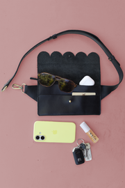 Scalloped Sling Bag