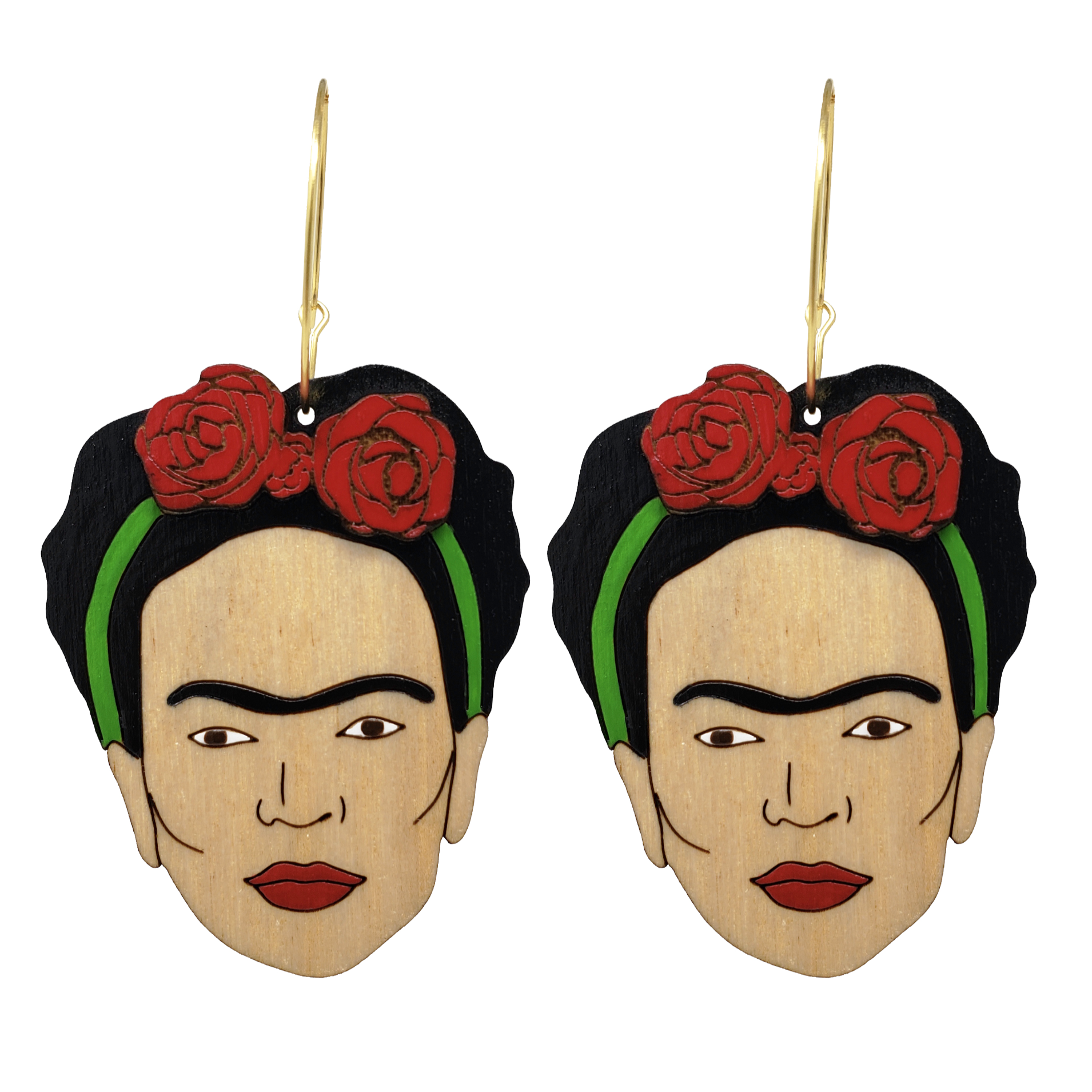 Mexican Artist Hoop Earrings