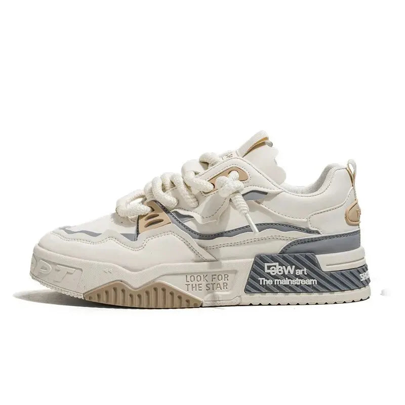 Skate Shoes - Non Slip Casual Lace Up Sneakers