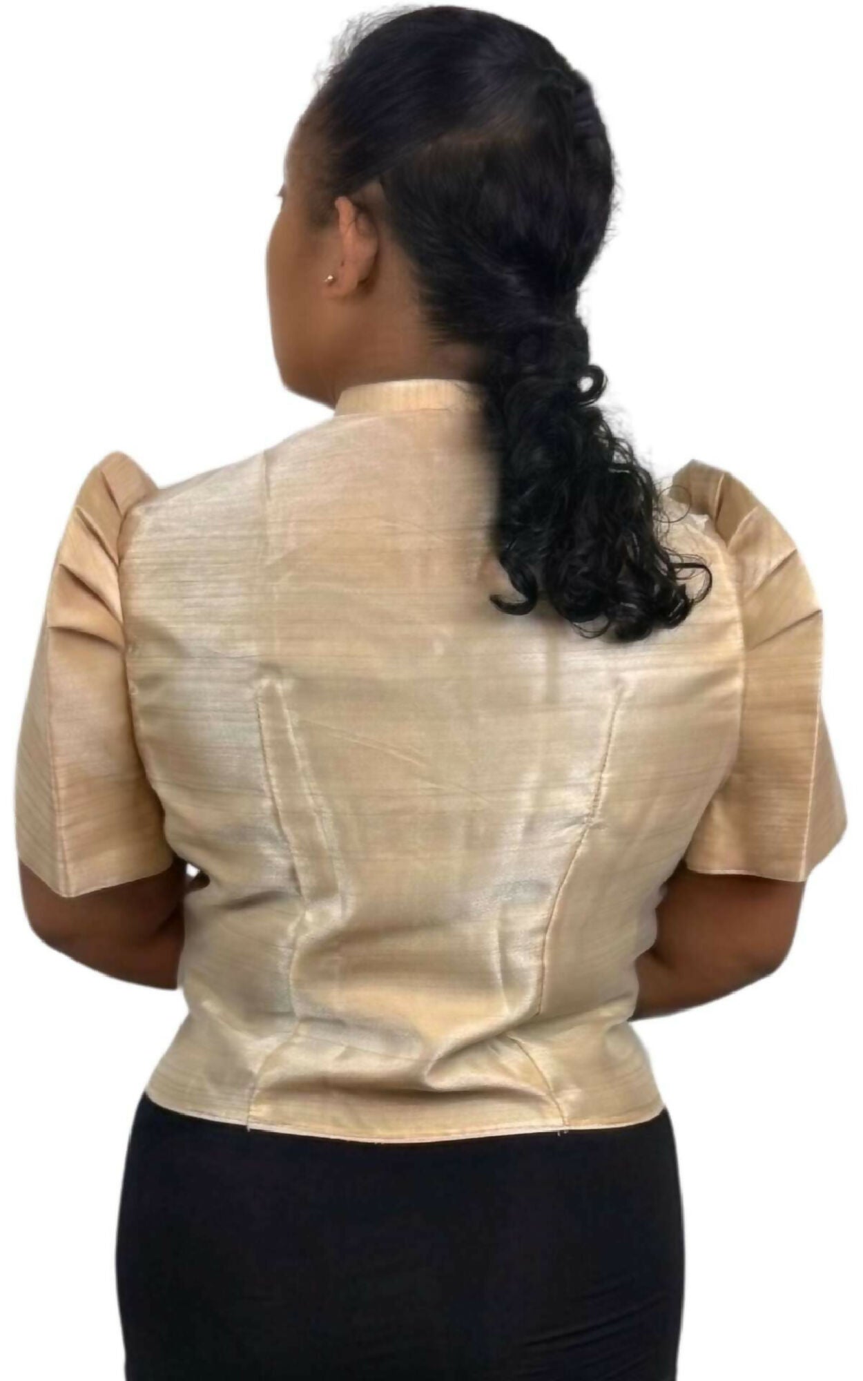 Filipiniana Bolero Jacket - Beige