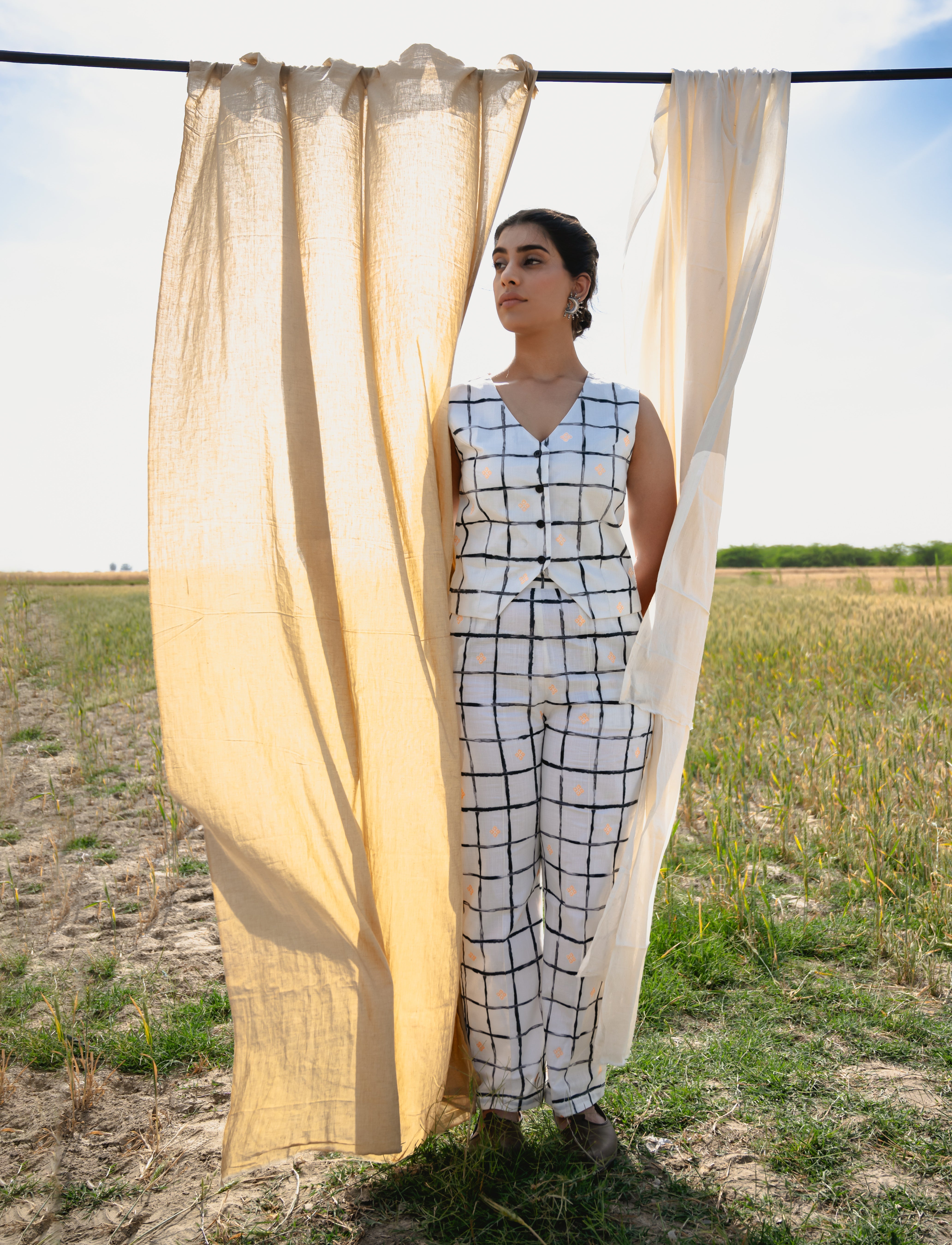 Priya Pant & Vest Set