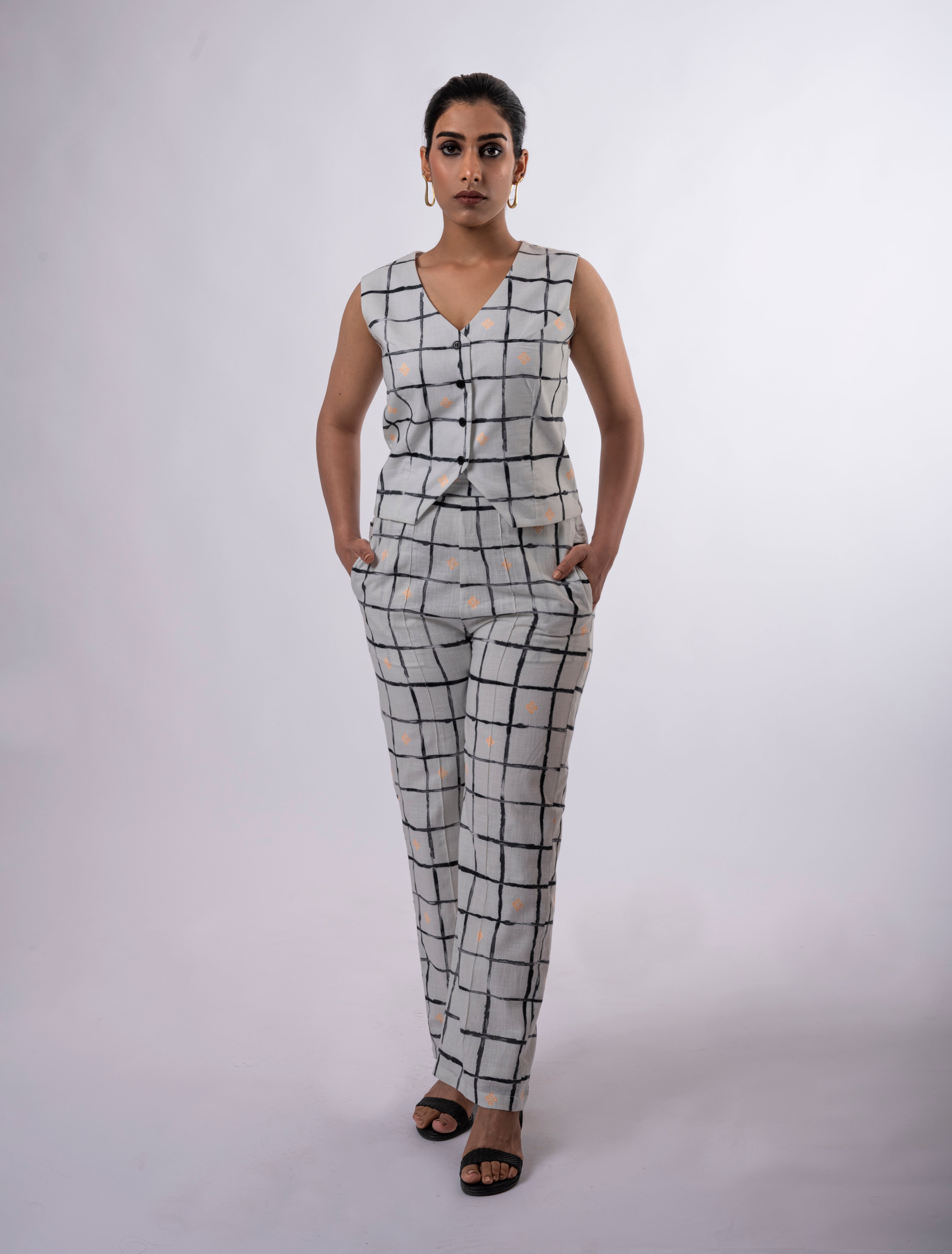 Priya Pant & Vest Set