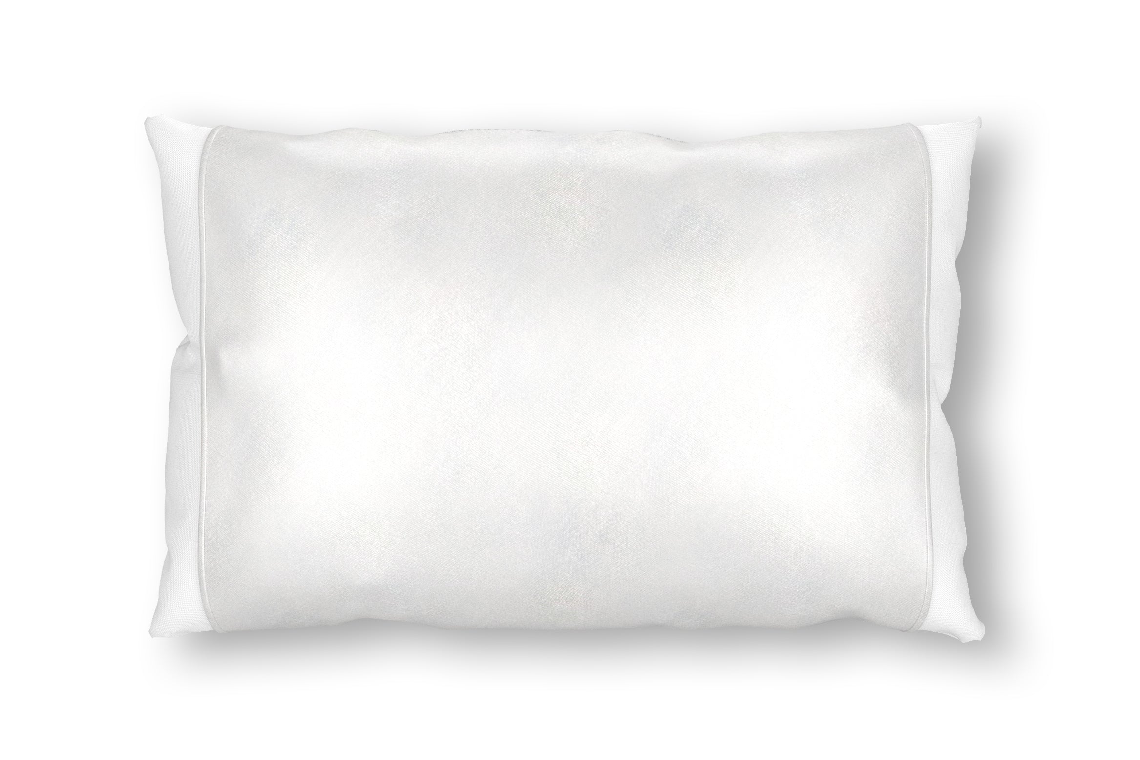 Off-White Ivory Silk Pillow Sleeve.