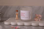 Adara Rituals Smells Like A Simcha Scented Candle, Rose & Powder, 11 oz